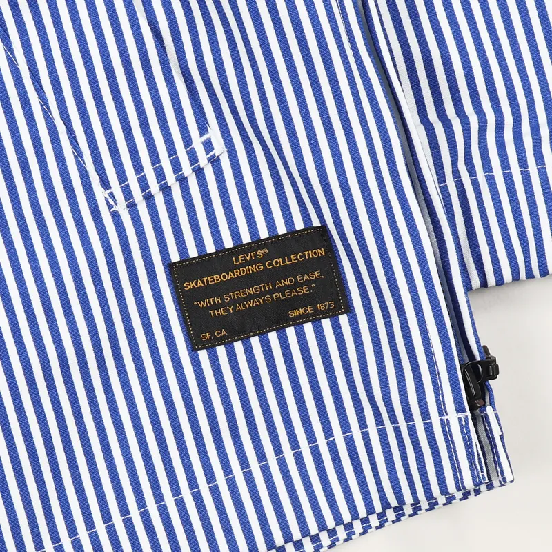 Levi's Skate Anorak Blue Seersucker Ripstop-4