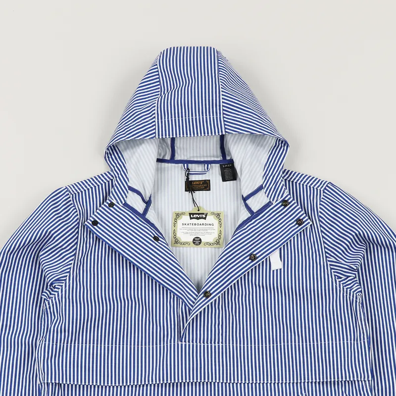 Levi's Skate Anorak Blue Seersucker Ripstop-1