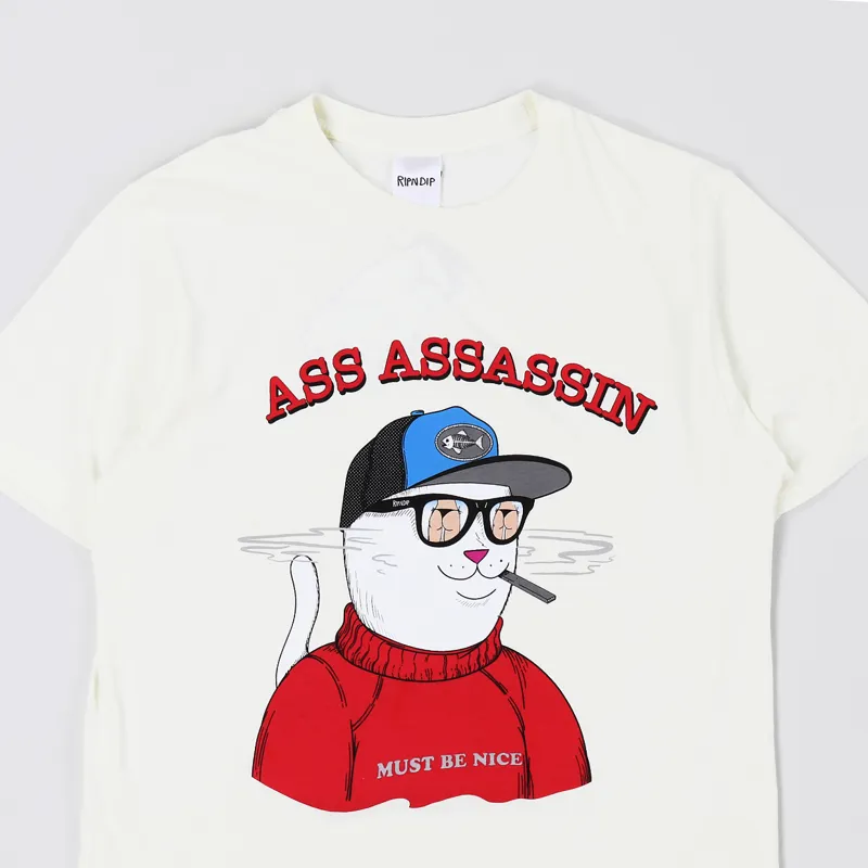 Ripndip Ass Assassin T Shirt Vintage White-1
