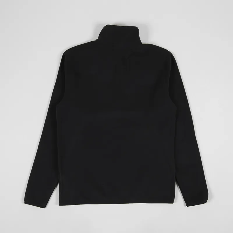 The North Face 100 Glacier Quarter Zip Fleece Black-1