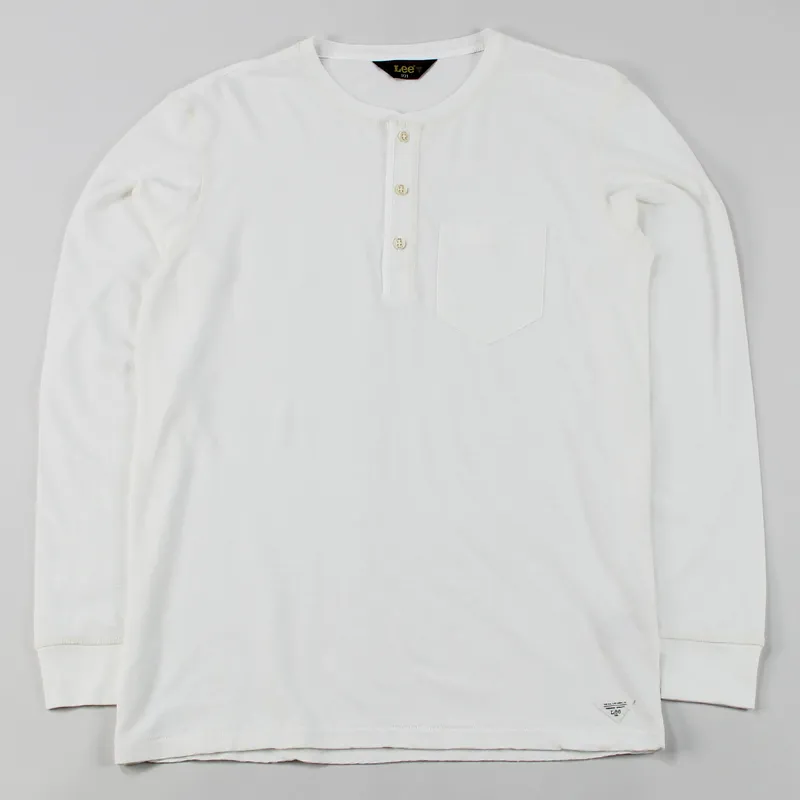 Lee 101 Henley T Shirt Jet Stream