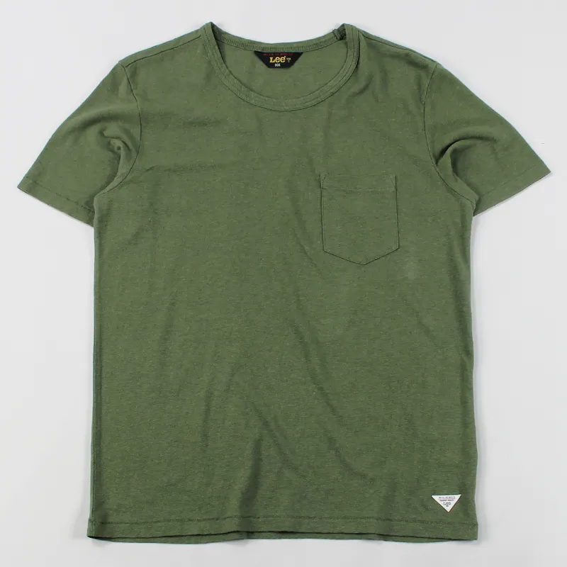 Lee 101 Linen T Shirt Four Leaf Clover