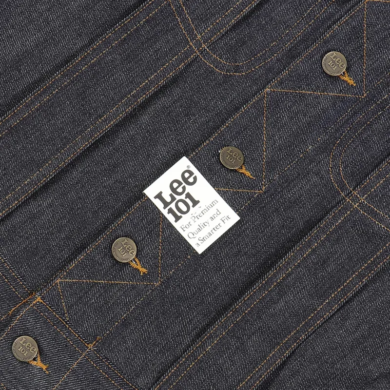 Lee 101 Rider Jacket Dry Indigo-2