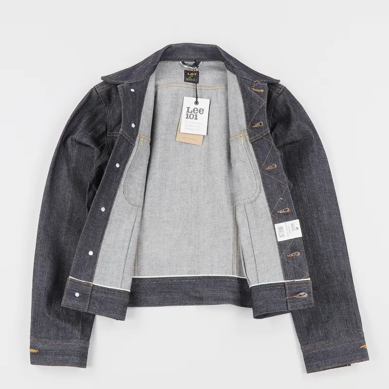 Lee 101 Rider Jacket Dry Indigo-3