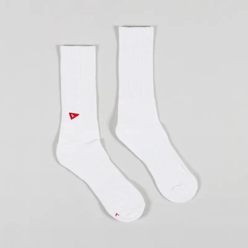Arvin Goods Crew Sock White