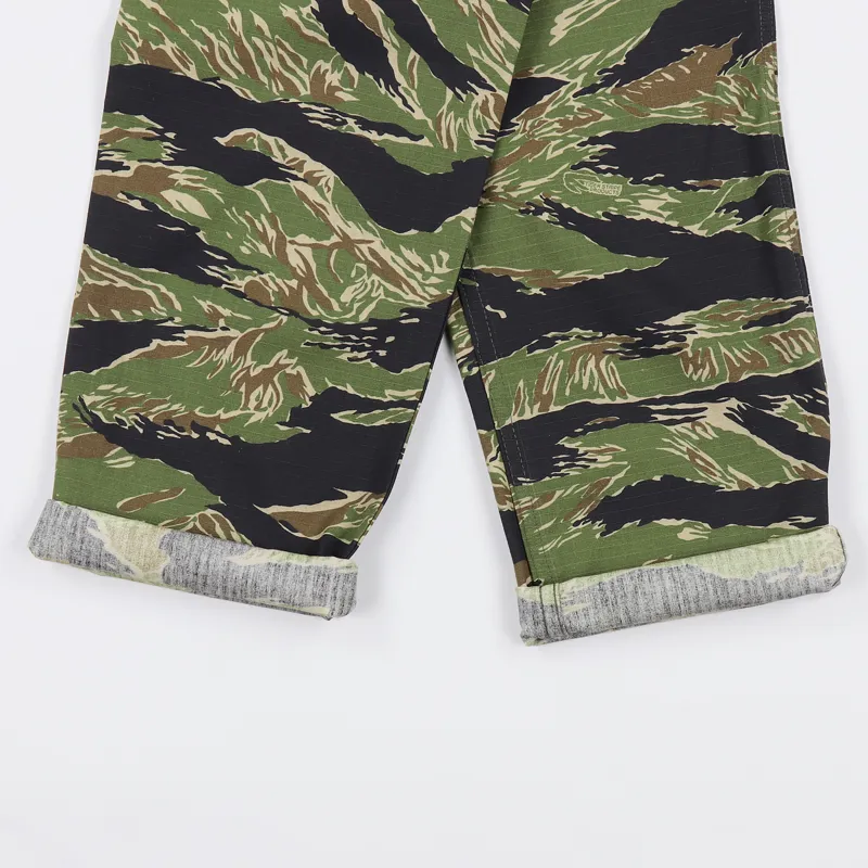Stan Ray 1200 Tapered 4 Pocket Fatigue Trousers Tiger Camo Ripstop-3