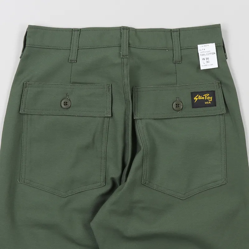 Stan Ray 1201 Taper Fatigue Trouser Olive Sateen-5