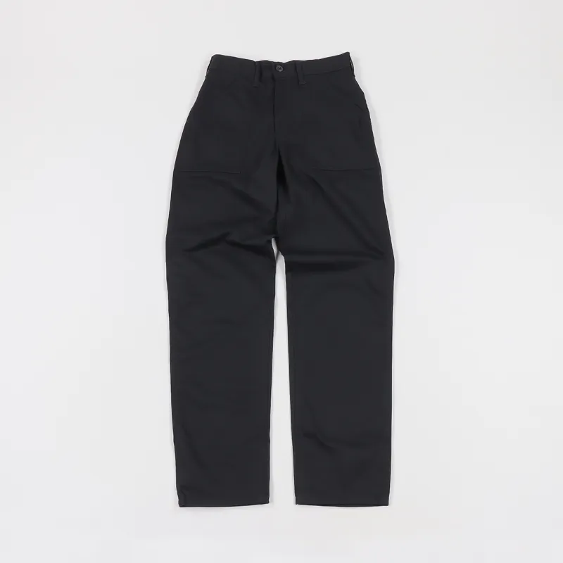 Stan Ray 1208 4 Pocket Fatigue Trousers Black-1