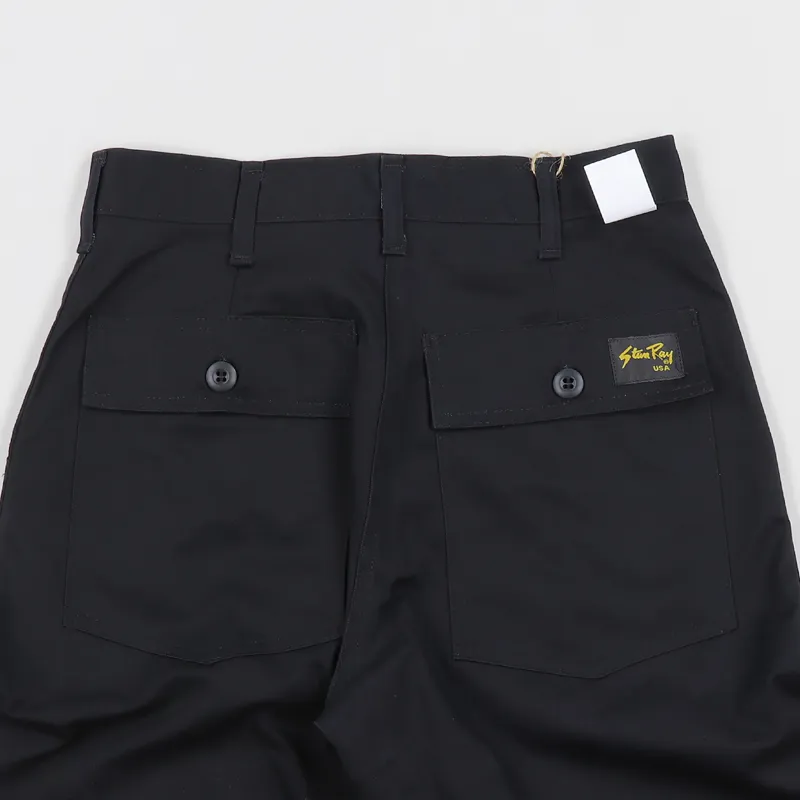 Stan Ray 1208 4 Pocket Fatigue Trousers Black-5
