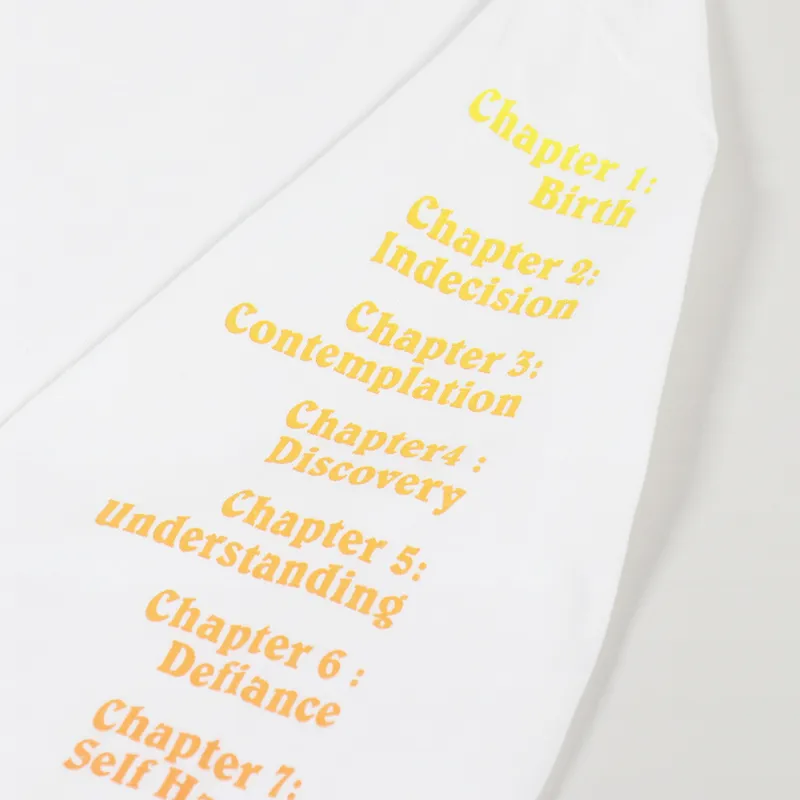 Pleasures Return Long Sleeve T Shirt White-5