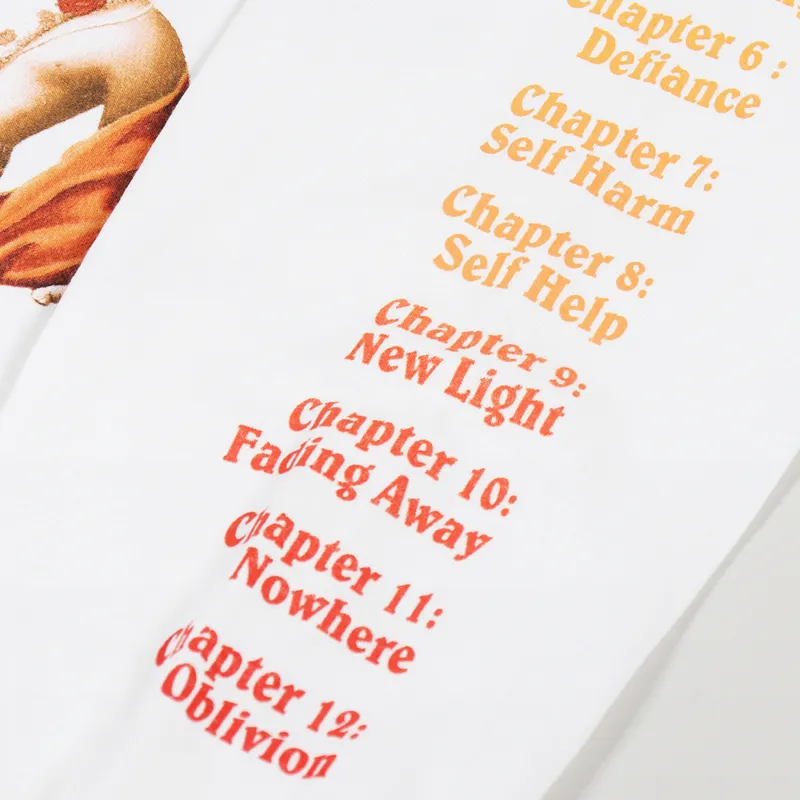 Pleasures Return Long Sleeve T Shirt White-4