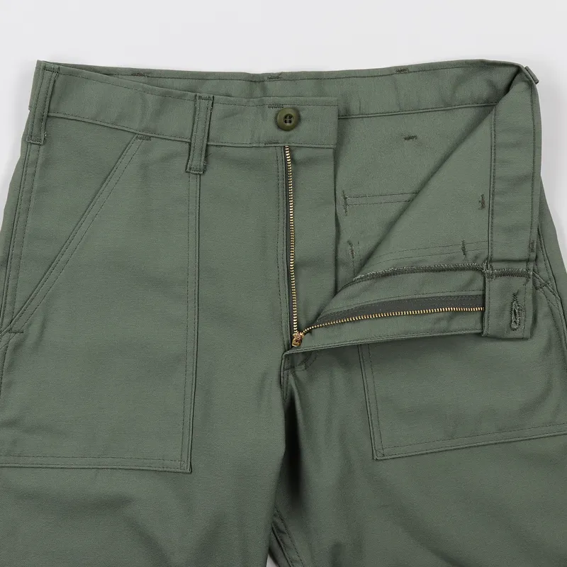 Stan Ray 1301 Slim Fatigue Trousers Olive Sateen-2