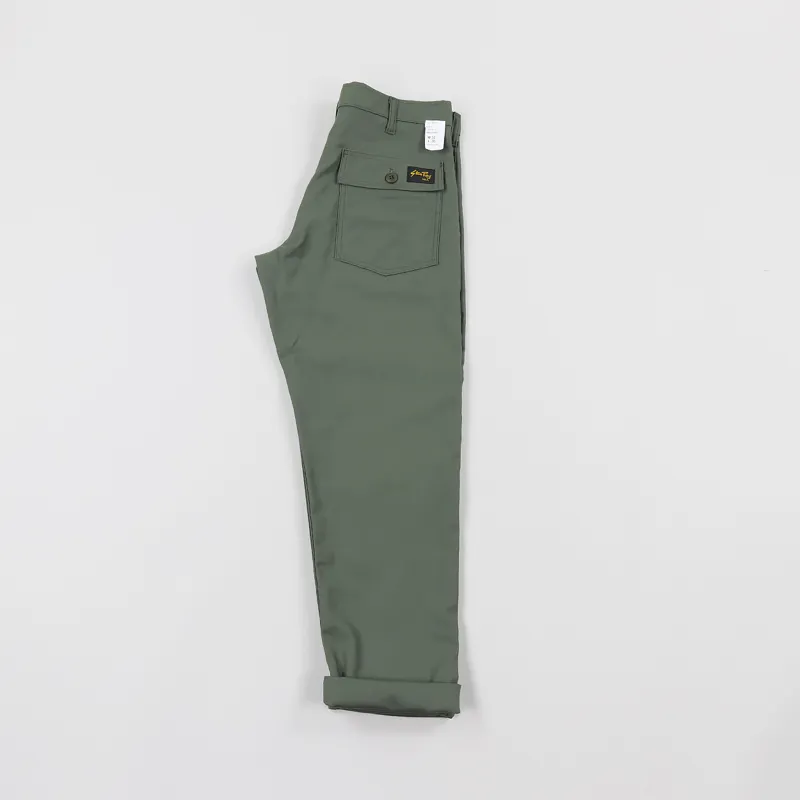 Stan Ray 1301 Slim Fatigue Trousers Olive Sateen-3