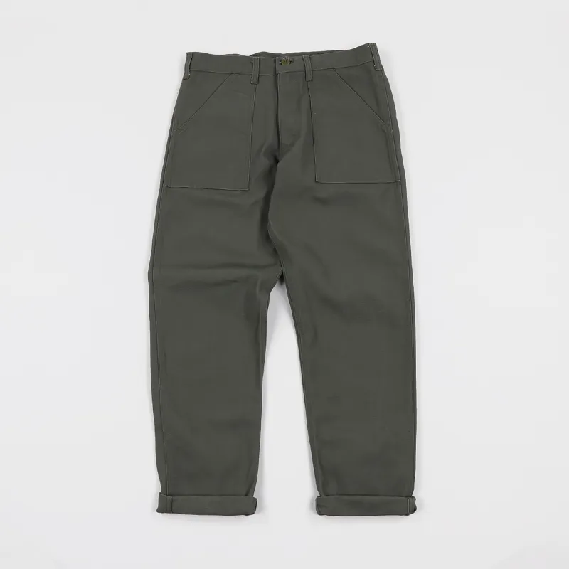 Stan Ray 1300 Slim 4 Pocket Fatigue Trousers Dark Olive-1