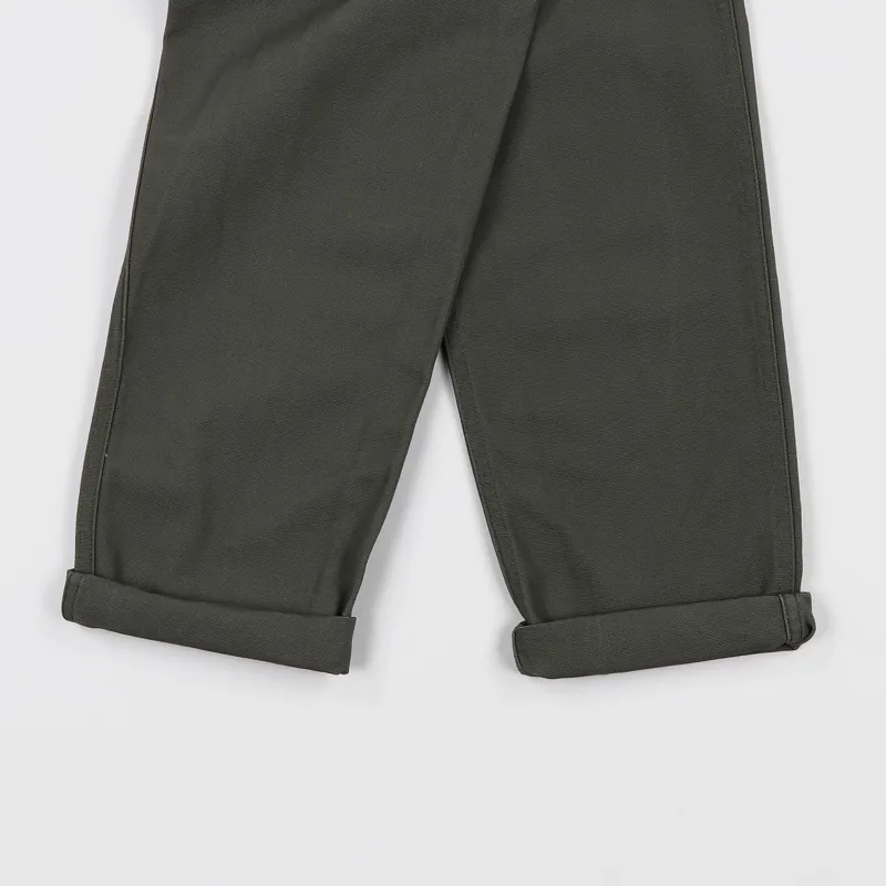 Stan Ray 1300 Slim 4 Pocket Fatigue Trousers Dark Olive-3