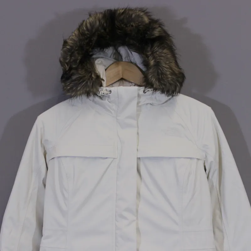 The North Face Womens Arctic Parka Vintage White-1