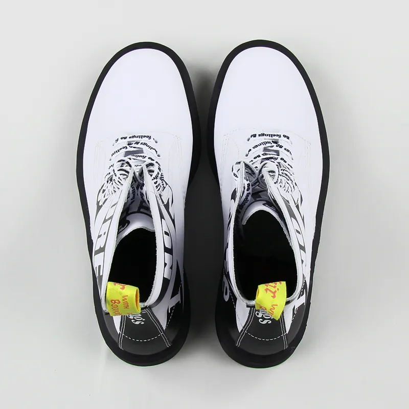 Dr Martens 1490 Sex Pistols Boots White Backhand-8