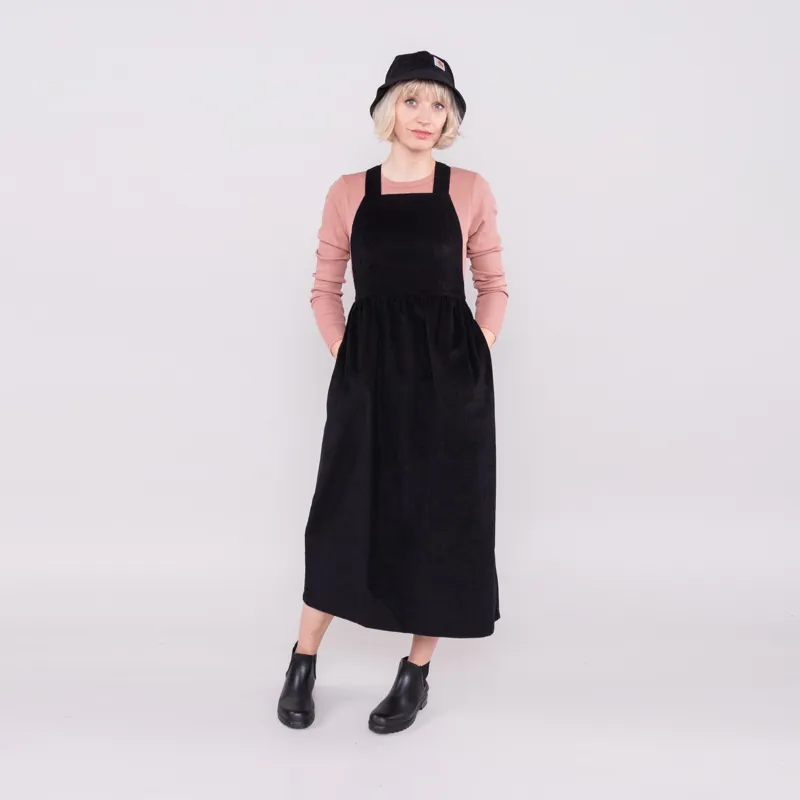 Sideline Womens Willa Dress Black Cord-1