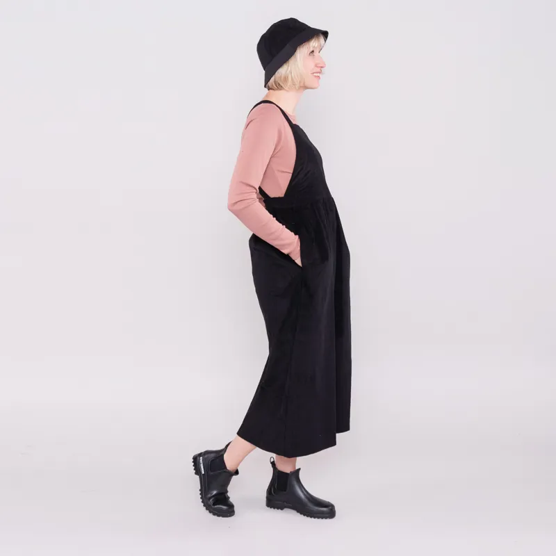 Sideline Womens Willa Dress Black Cord-3