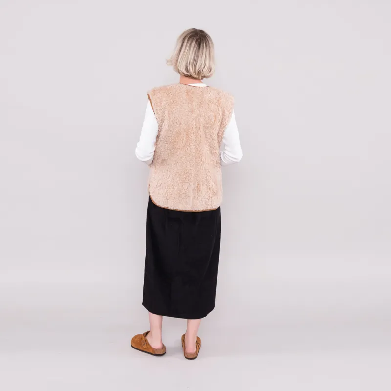 Sideline Womens Stevie Vest Natural Wool-3