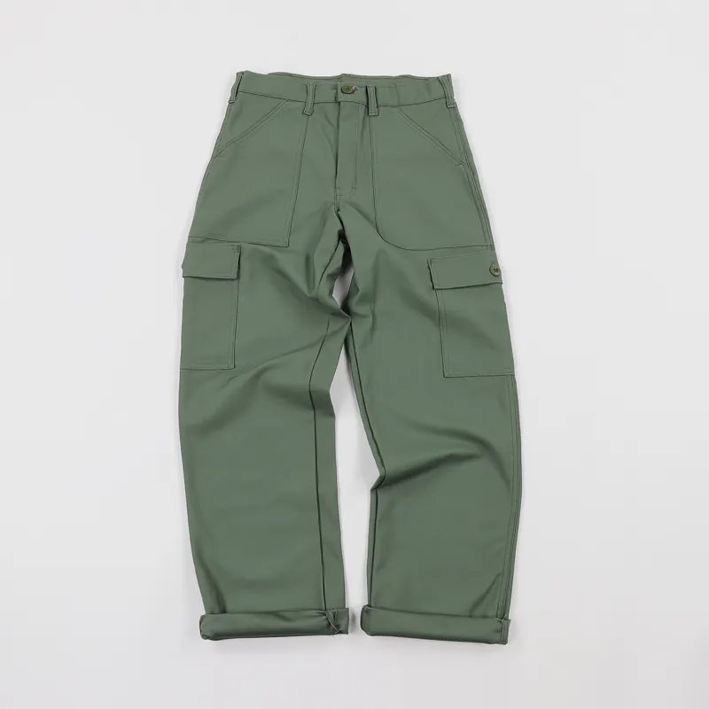 Stan Ray 1901 Cargo Pant Olive Sateen-1