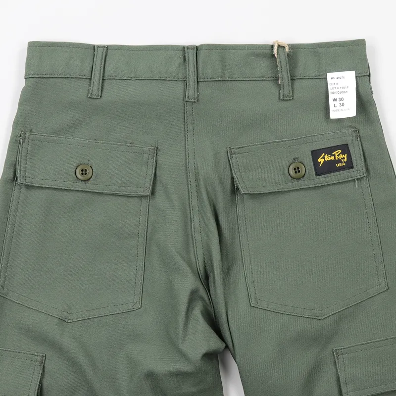 Stan Ray 1901 Cargo Pant Olive Sateen-2