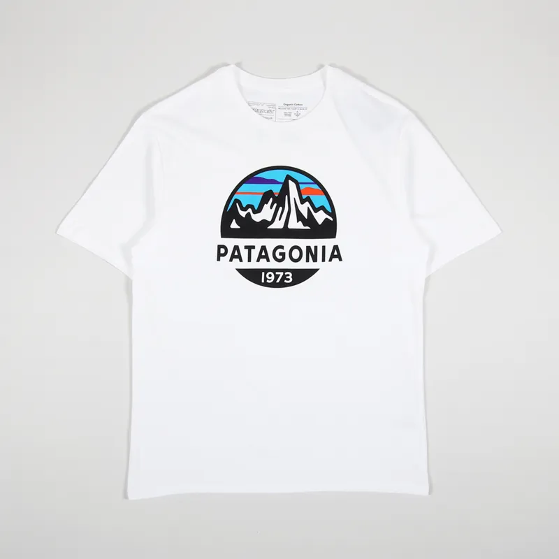 Patagonia Fitz Roy Scope Organic T Shirt White