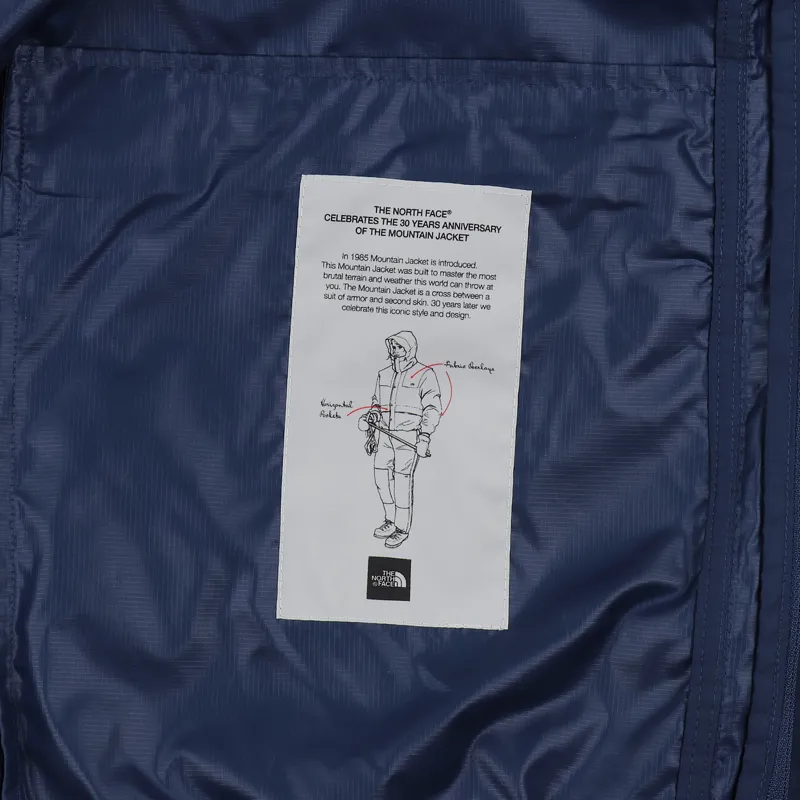 The North Face 1985 Mountain Seasonal Jacket Shady Blue Black-3