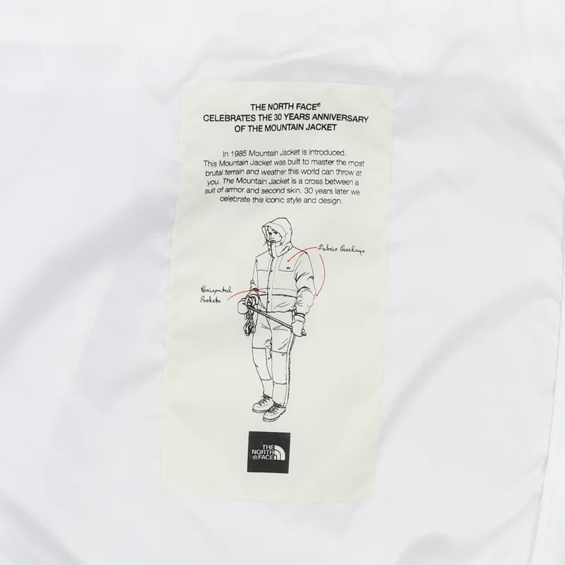 The North Face 1985 Seasonal Mountain Jacket White Black-4