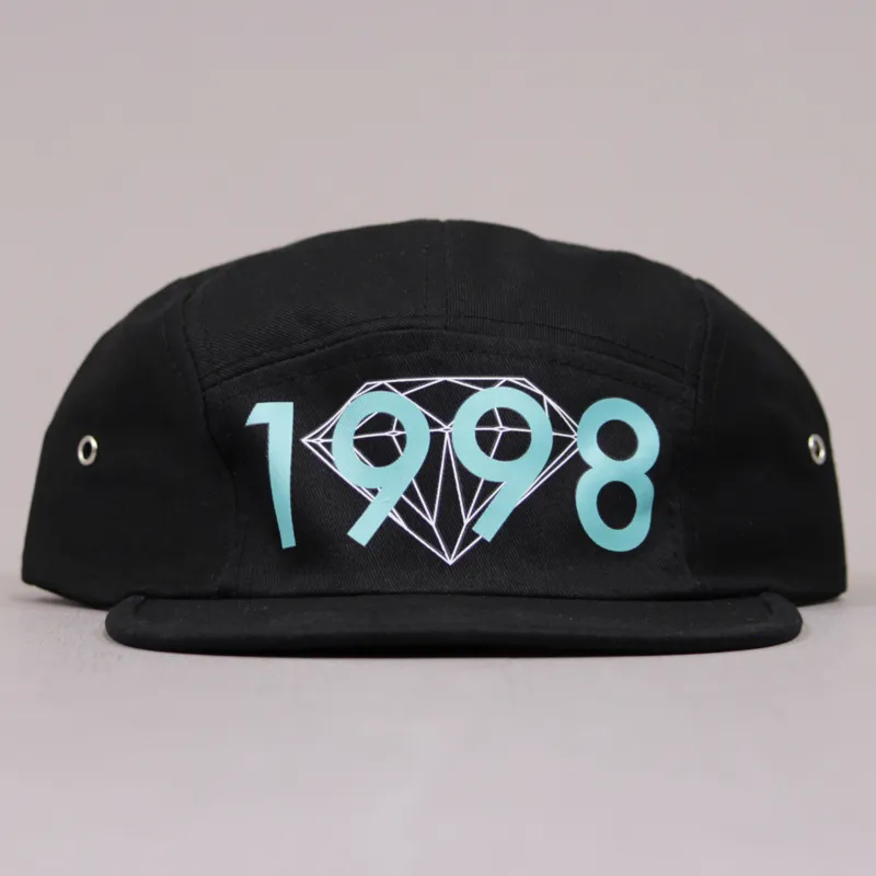 Diamond 1998 Five Panel - Black-1