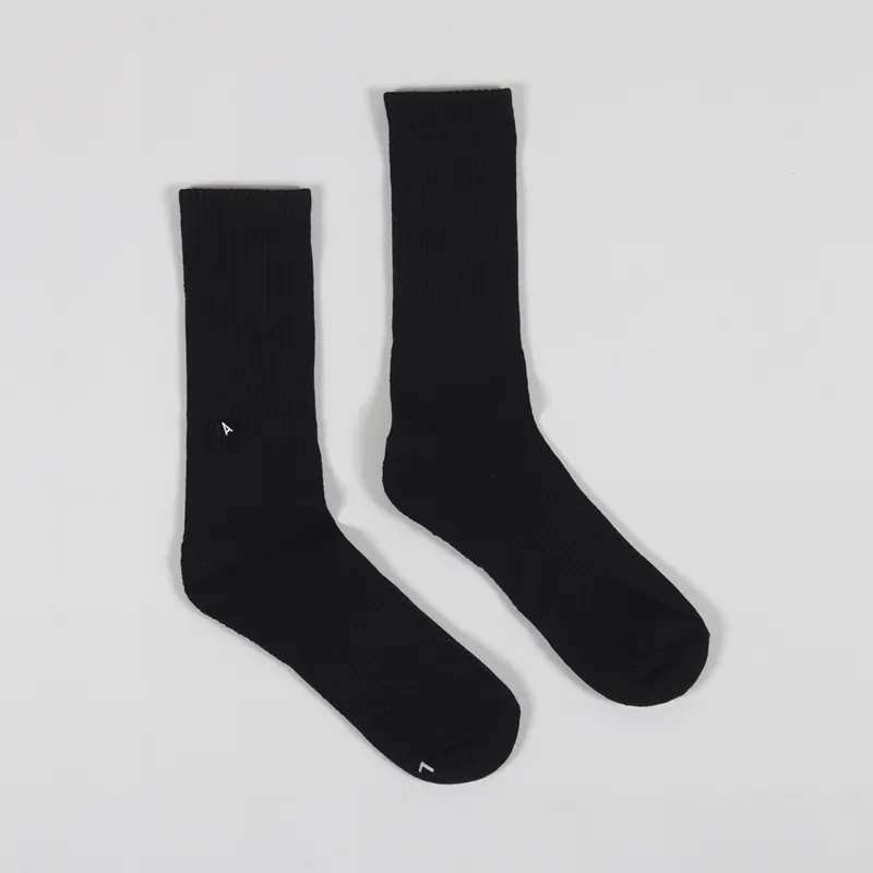 Arvin Goods Crew Sock Black