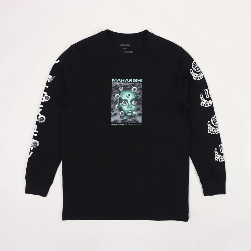 Maharishi 2020 Vision Organic Long Sleeve T Shirt Black