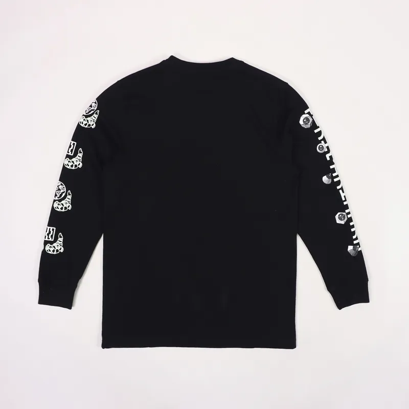 Maharishi 2020 Vision Organic Long Sleeve T Shirt Black-2