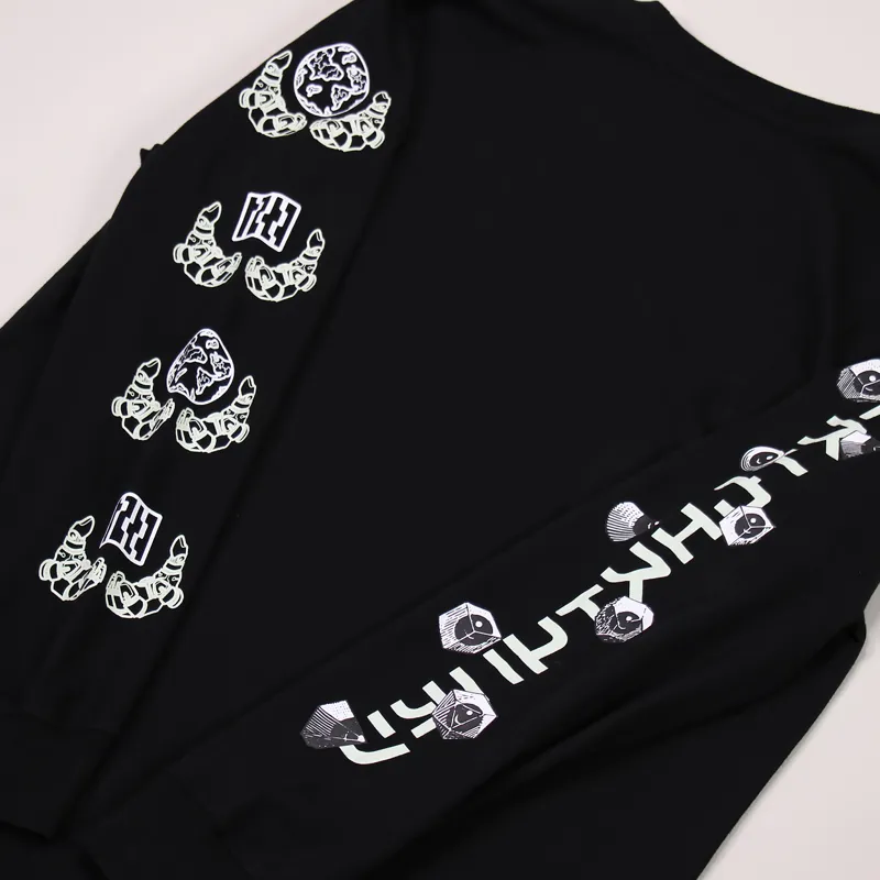 Maharishi 2020 Vision Organic Long Sleeve T Shirt Black-1