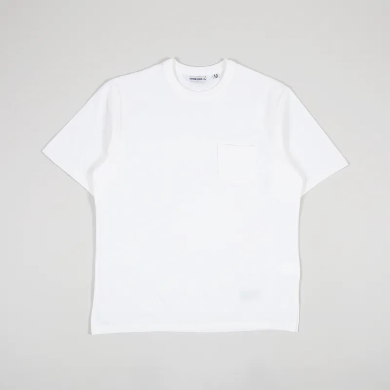 Uniform Bridge Heavyweight Pocket T Shirt White