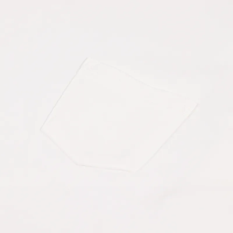Uniform Bridge Heavyweight Pocket T Shirt White-2