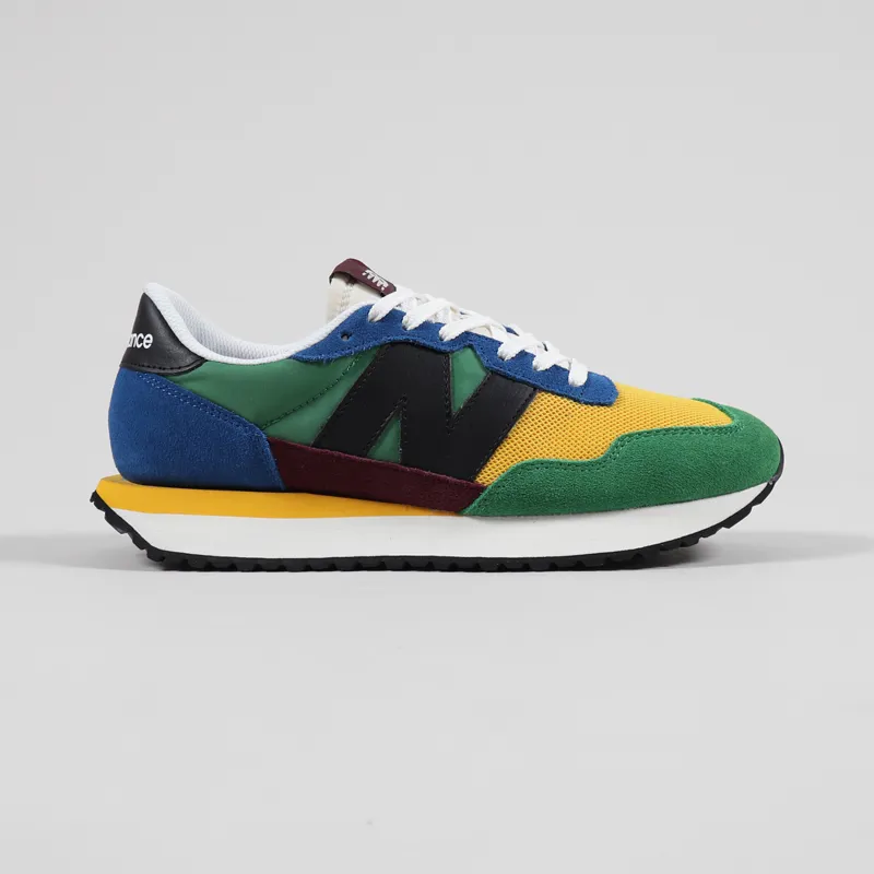New Balance 237 Shoes Captain Blue Gold-4