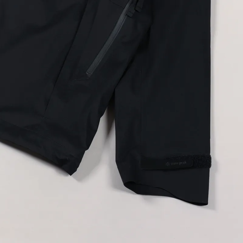 Snow Peak 2.5L Rain Jacket Black-5