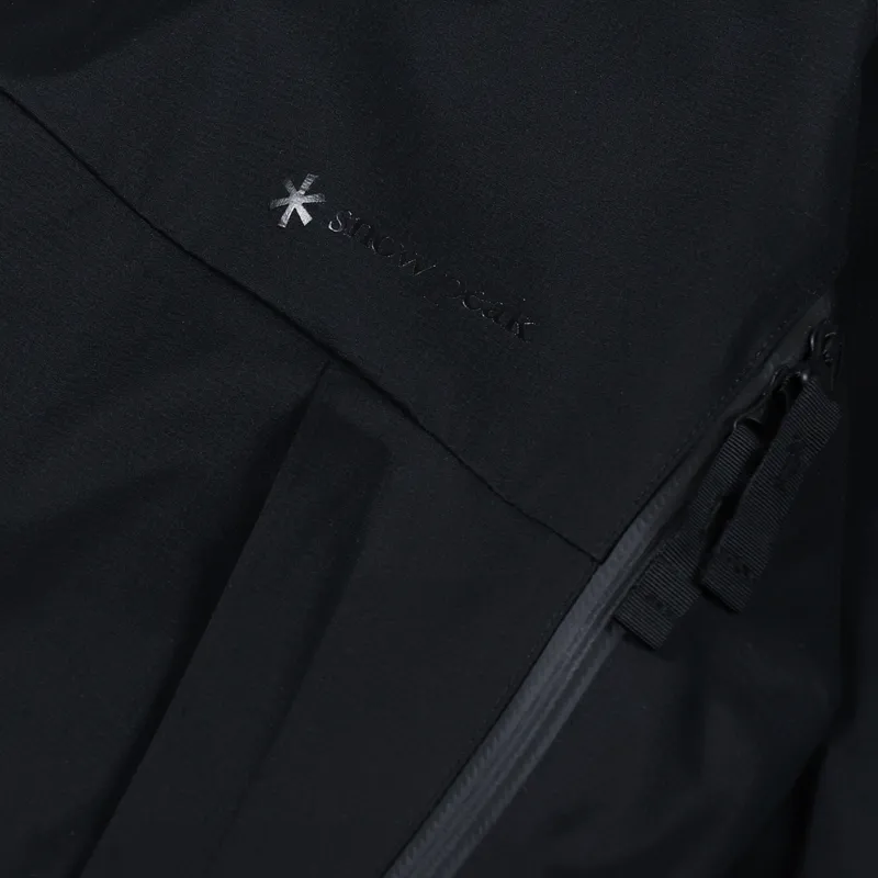 Snow Peak 2.5L Rain Jacket Black-7