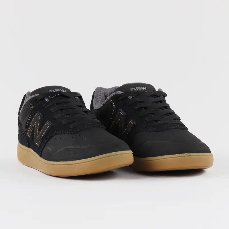 New Balance Numeric 288 Shoes Black Gum-3