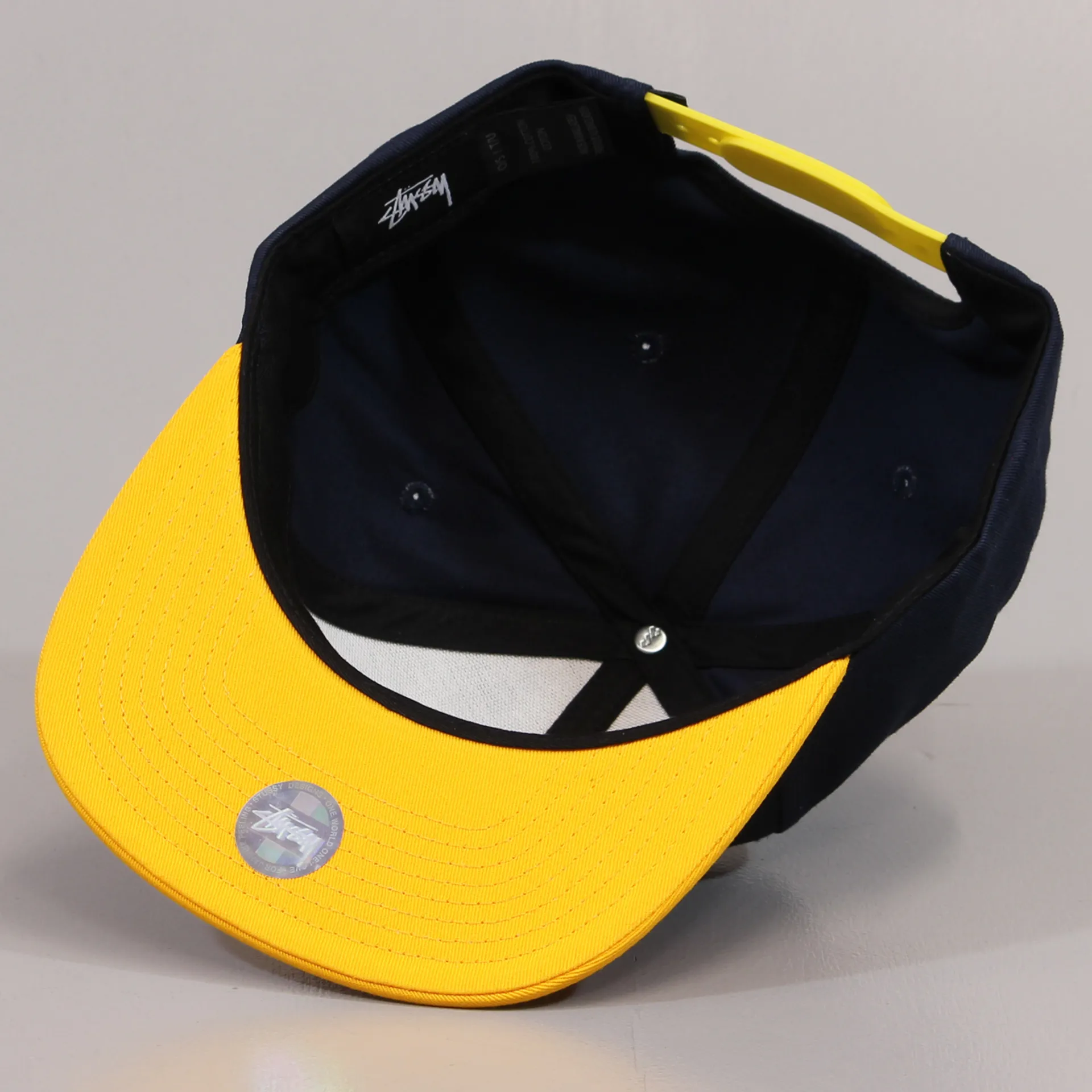 Stussy Tone Snapback Cap Navy