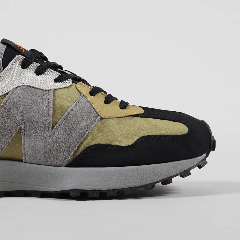New Balance 327 Shoes Byzantine Gold Golden Poppy-6