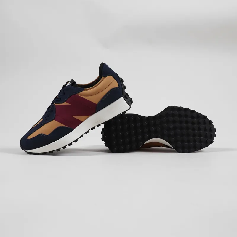 New Balance 327 Shoes Natural Indigo Faded Workwear-1