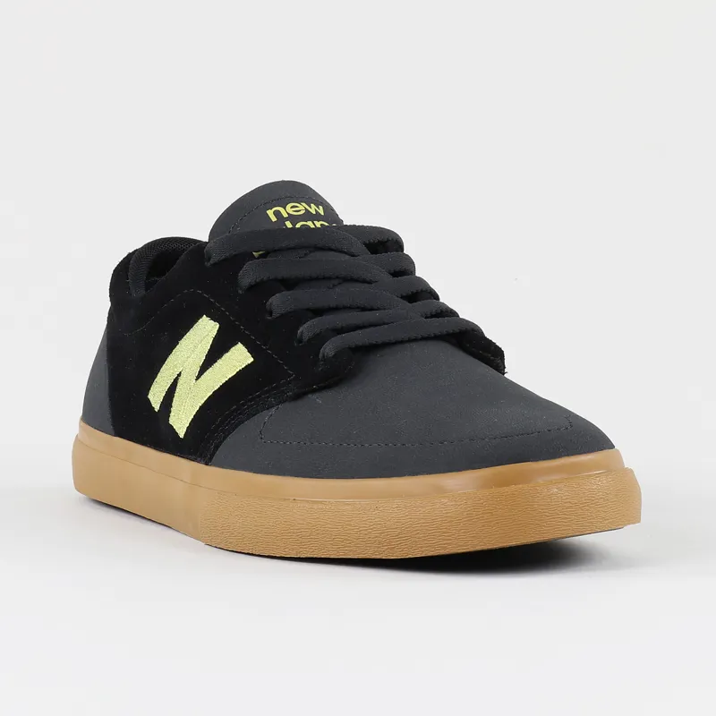New Balance Numerics Brighton 345 Shoes Black Yellow Cream-3
