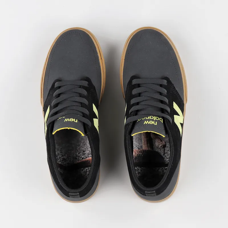 New Balance Numerics Brighton 345 Shoes Black Yellow Cream-6