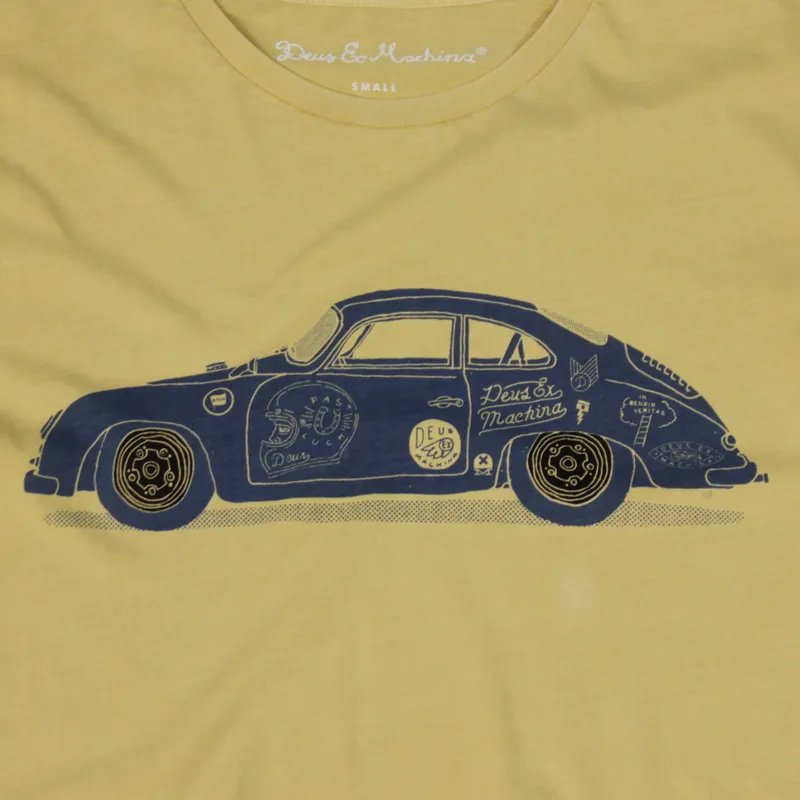 Deus Ex Machina 356 T Shirt Custard-1