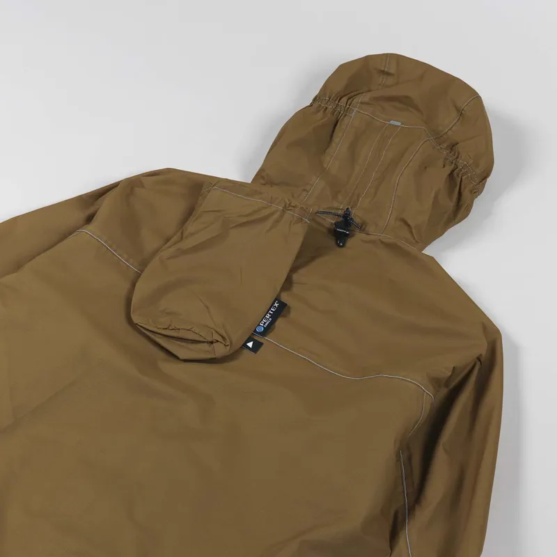 And Wander 3L UL Rain Jacket Camel-5