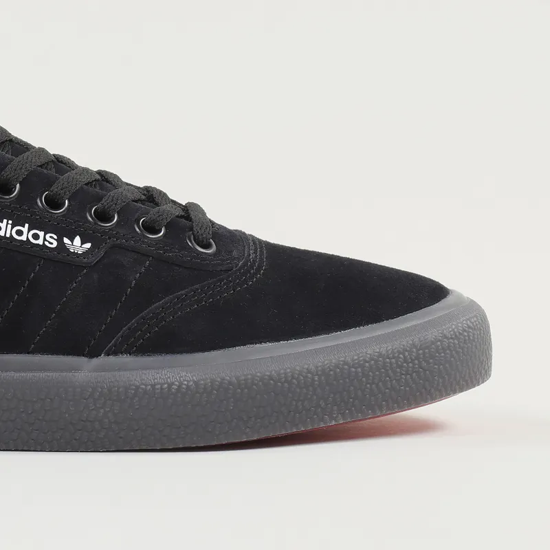 Adidas Skateboarding 3MC Vulc Shoes Black White Grey-2