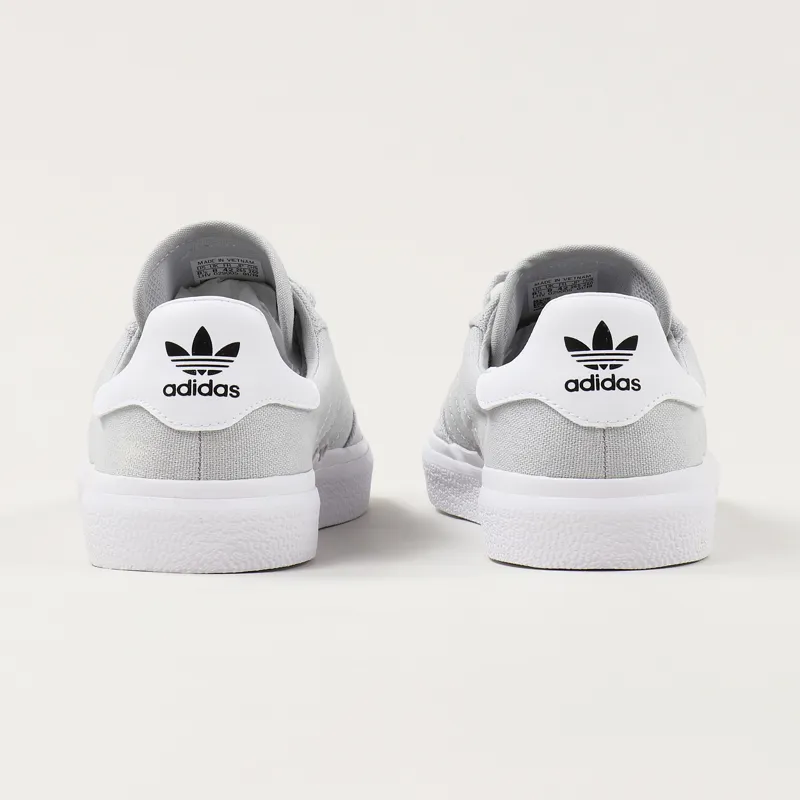 Adidas Skateboarding 3MC Shoes Light Solid Grey White-6