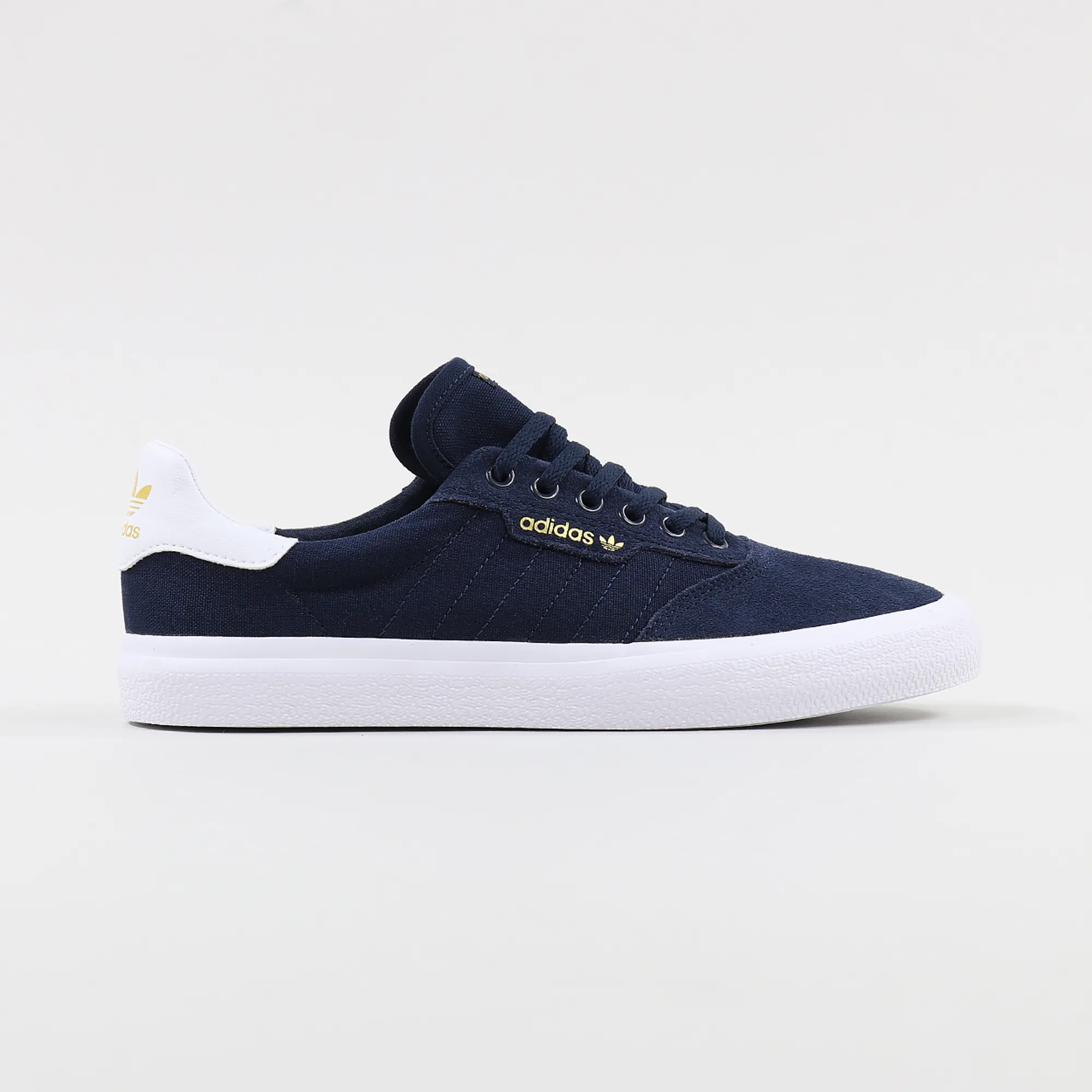 Adidas Skateboarding Mens 3MC Vulc Canvas Shoes Navy Blue White Adidas Skateboarding Mens 3MC Vulc Canvas Shoes Navy Blue White